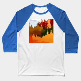 Autumn forest painting Baseball T-Shirt